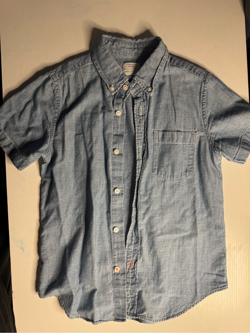 Crewcuts Light Blue Short-Sleeve Button-Down Shirt